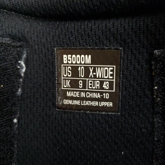 Apex Men's Size 10 XW Biomechanical Black Leather Moc Toe Shoes - Picture 10 of 11